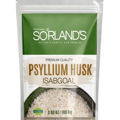 Psyllium Husk Powder-Isabgol (100g)– Ultra Premium Grade,100% Natural Dietary Fiber for Digestive Wellness