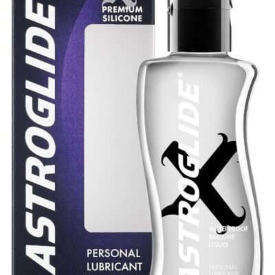 Astroglide X, Premium Waterproof Silicone Personal Lubricant, 5 oz.