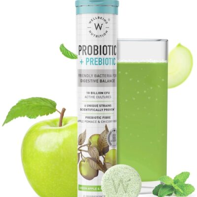 Daily Probiotics Prebiotics Supplement For Men And Women 21 Effervescent Tabs