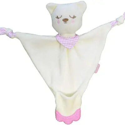Babyjem - My Sleeping Buddy With Teether Pink 0 Months+