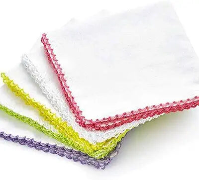 Babyjem - Baby Hanky 10 Pcs White 20X20 Cm
