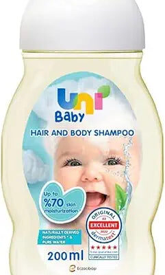 Uni Baby Hair and Body Shampoo Skin Moisturization 200 ml