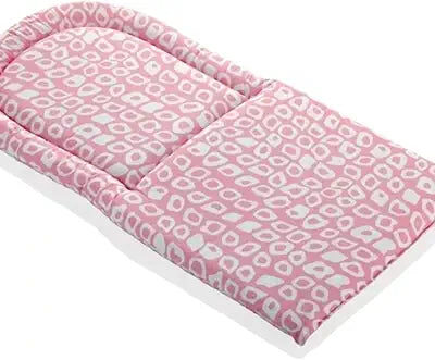 BABYJEM HIGH CHAIR PAD / PINK SQUARE DESIGN