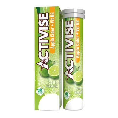 Apple Cider With Vitamin B6 Effervescent Tab Citrus 20's