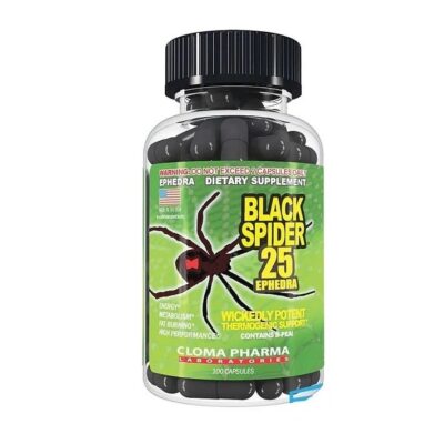 Cloma Pharma Black Spider Fat Burning 100 Capsules