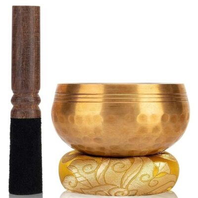 Tibetan Singing Bowls Set, Meditation Sound Bowl hand Hammered in Nepal For Yoga, Meditation, Mindfulness, Healing & Chakra balancing