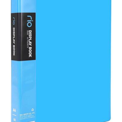 60-Pocket A4 Size Front Pocket File Folder Colour May Vary