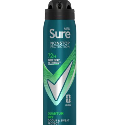 Sure Non-Stop Protection Quantum Dry Anti-Perspirant Spray,150ml