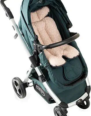 BABYJEM STROLLER AND HIGH CHAIR PAD SALMON FLOWER