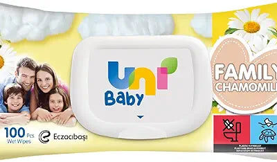 Uni Baby Family Wipes - Chamomile 100 pcs