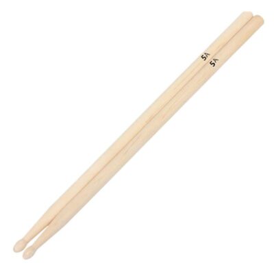 1 pair 5A practical maple wood drum sticks drumsticks music bands accessories.