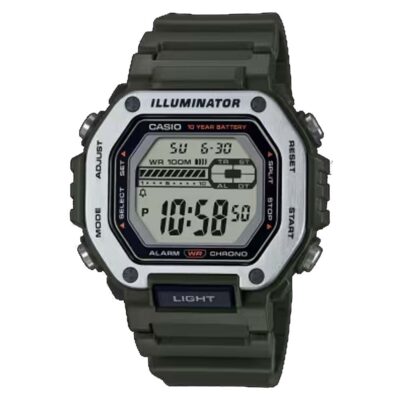 Casio MWD-110H-3AVDF Men Digital Watch Green