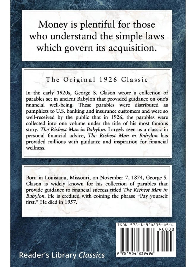 The Richest Man in Babylon - The Original 1926 Classic (Reader's Library Classics) - Image 2