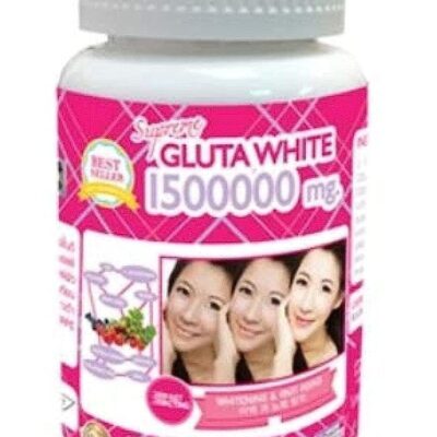 White 1500000 Mg Glutathione Skin Brightening 30 Caps