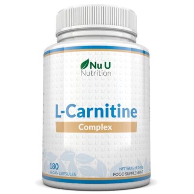L-Carnitine Complex 2200mg – 1.5 Month Supply –Supports Energy & Endurance 180 High Strength Vegan Capsules