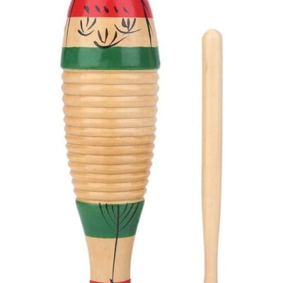 MegArya Guiro Wood Percussion Instrument Fish Style Guiro Instrument Children's Musical Instrument Colourful Guiro Gifts for Children