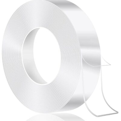 Double Sided Nano Tape 3mm Thickness | Strong Transparent Clear Mounting Adhesive Tape | Heavy Duty, Washable, Reusable, Removable Wall Tape for Home, Office, Kitchen, Bathroom, Frames & DIY Decor