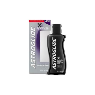Astroglide X Premium Silicone Liquid & Gel Blend Lubricant, 5 fl oz/148 mL