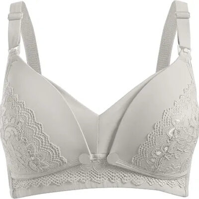 Okus - Full Cup Maternity & Nursing Bra Light Grey L