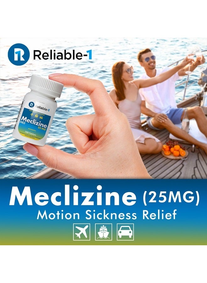 Meclizine HCL 25mg 100 Tablets (1 Bottle) - Image 2