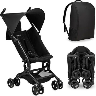 MoMi Grace Pocket Stroller Black