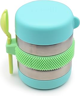 Melii Insulated Food Jar, Fidget Thermose 300ml Turquoise