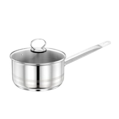 Prestige Stainless Steel Sauce Pan 14cm With Glass Lid
