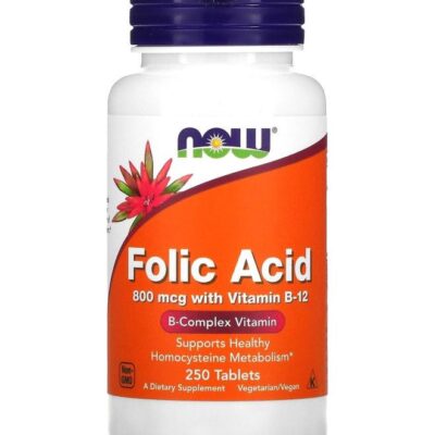 Folic Acid With Vitamin B-12 800 Mcg - 250 Tablets