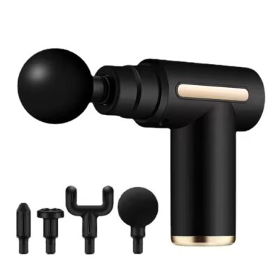 Deep Tissue Massage Gun – 6-Speed Percussion Massager for Muscle Pain Relief & Recovery, Rechargeable & Portable
