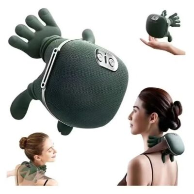 4D Bionic Neck and Shoulder Massager with Heat – Wireless Rechargeable Deep Tissue Shiatsu Massager for Neck, Back, Shoulders & Full Body Pain Relief, Portable Electric Kneading Device with Soothing Heat Therapy for Home, Office, Car & Travel