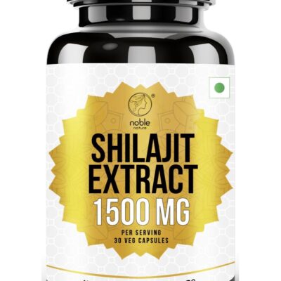 Shilajit Extract, 1500mg, 30 Veg Capsules - Pure Himalayan with Ginseng and Maca for Strength, Stamina and Power, Concentrated Extract Formula Supplement for Men