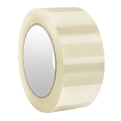 Duravel Pack Of 1 Clear Packing Tape, 2 inches x 50 yards Strong Heavy Duty Packaging Tape for Sealing Parcel Boxes, Moving Boxes Houses,Office Supplies