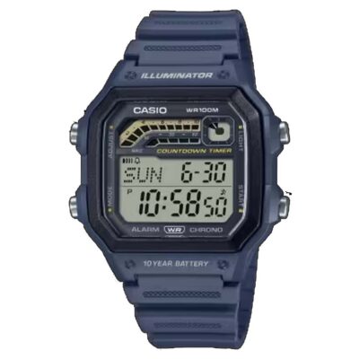 Casio WS-1600H-2AVDF Men Digial Watch Blue