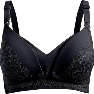 Okus -Full Cup Maternity & Nursing Bra Black L