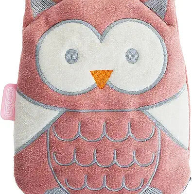 Babyjem - Cherry Seeds Filled Velvet Colic Pillow Owl Rose 0 Months+