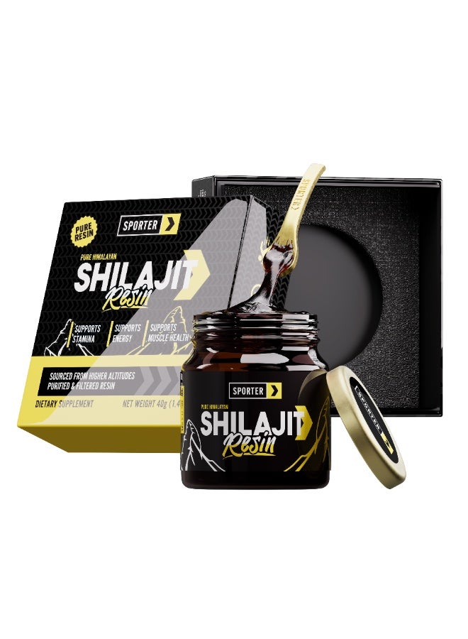 Sporter Pure Himalayan Shilajit Resin – 250mg per Serving, High Fulvic Acid, 40g Natural Dietary Supplement - Image 6