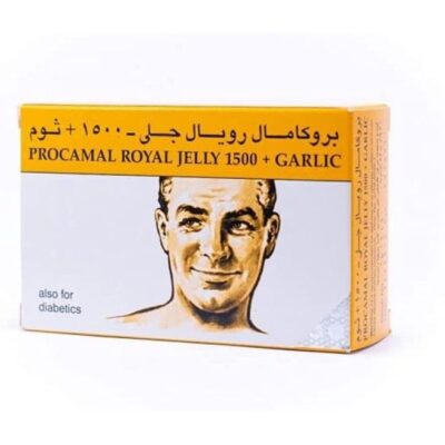Procamal Royal Jelly- 1500 Garlic Capsules, 30 Pieces