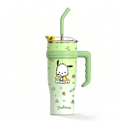 40oz Stainless Steel Insulated Tumbler with Straw & Leakproof Sealed Lid, 24 Hours Cold RetentionSanrio