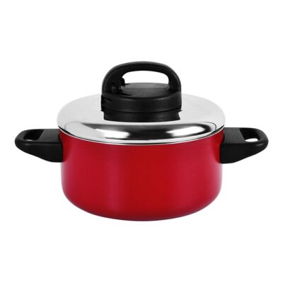 Classique Covered Saucepot With Steel Lid Red 18cm