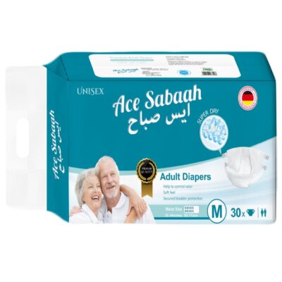 Adult Diaper, Size Medium, Waist 82-112Cm, Pack Of 30