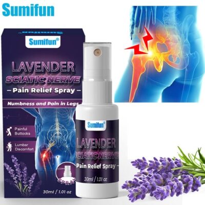 Sciatic Nerve Pain Relief Spray, Sciatic Nerve Pain Reducing Spray, Relieve Leg Numbness And Pain, Soothing Massage Spray, Cooling & Soothing For Feet, Hands, Legs, Joints, Waist, 30ml