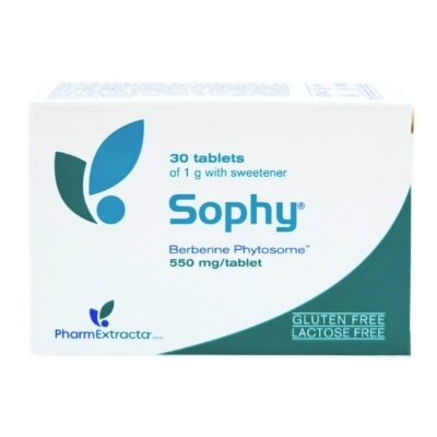 Sophy 550 mg – Berberine Phytosome® Tablets for PCOS & Metabolic Support – 30 Tablets | Gluten & Lactose Free