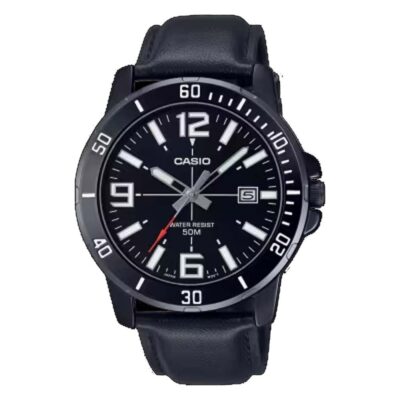 Casio MTP-VD01BL-1BVUDF Men Analog Watch Black