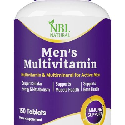High Potency Multivitamin for Active Men Muscle Health Support Immune Support Energy and Metabolism Support 150 Tablets