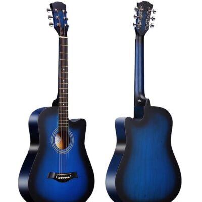 38-Inch Folk Guitar Band Guitar Beginner Guitar+ Full Set of Accessories + Tuner