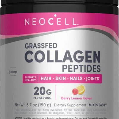 Super Collagen Peptides Powder Type 1 And 3 190 G Berry Lemon Flavour
