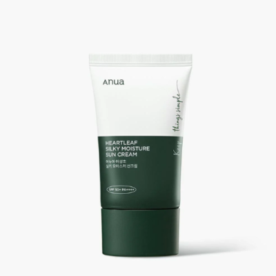 Anua Heartleaf Silky Moisture Sunscreen SPF50+ 50ml