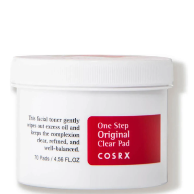 COSRX One Step Original Clear Pad – Exfoliating Toner Pads