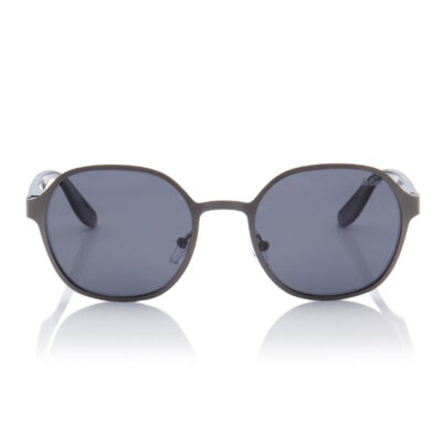 Lee Cooper Polarized Sunglasses Matte Gun Frame Grey Mirror Lens 51mm - LC1211C04
