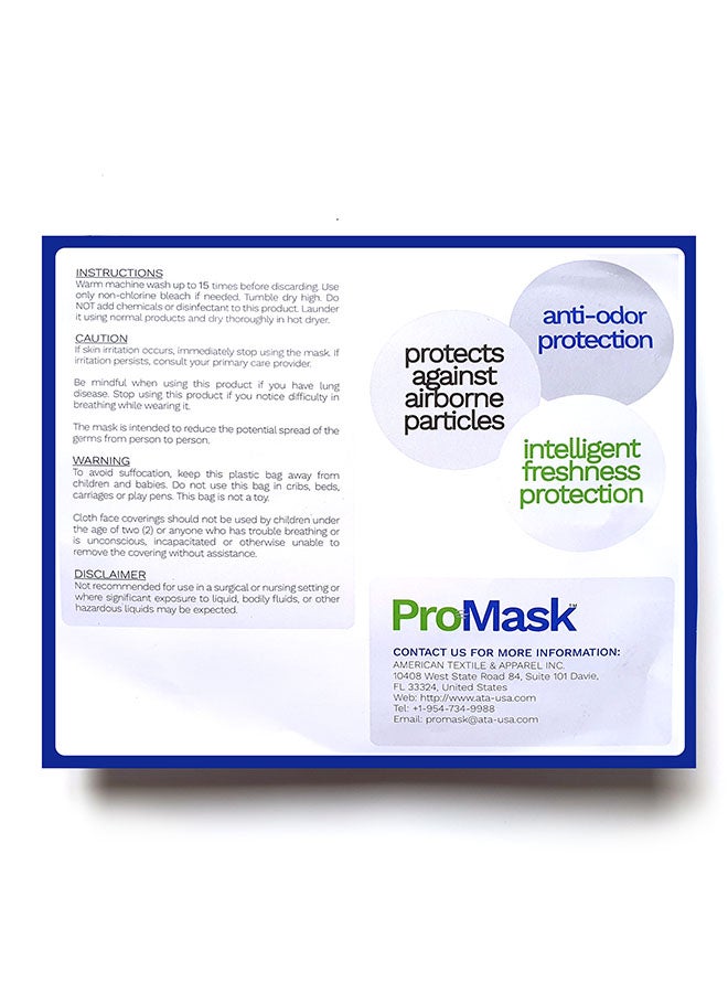Set of 2 Reusable Antimicrobial Face Mask - Image 4